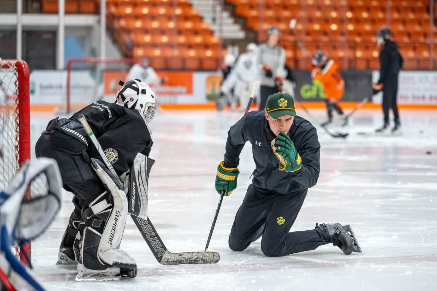 Goalie coaching